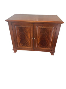 47" W x 3.5" H x 243/8D Custom Mahogany Entertainment Commode