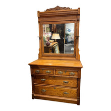 Load image into Gallery viewer, 42" W x 32"H x18 "1/4 D Eastlake Dresser W/ Mirror
