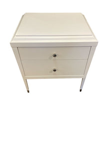 26" x 22" x 28.5" Hickory Chair White Night Stand