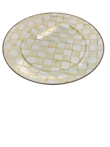 16" MacKenzie Childs Parchment Paper Serving Platter