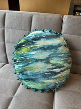 Load image into Gallery viewer, 12&quot; Custom Round Pillow from Showhouse
