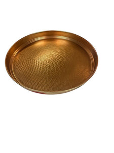 14.5" Dia. NEW Williams Sonoma Brass Tray