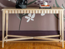 Load image into Gallery viewer, 56.5&quot;L x 15&quot;D x 35&quot;H Wooden Console Table from JL Showhouse

