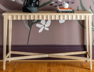 56.5"L x 15"D x 35"H Wooden Console Table from JL Showhouse