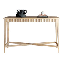 Load image into Gallery viewer, 56.5&quot;L x 15&quot;D x 35&quot;H Wooden Console Table from JL Showhouse
