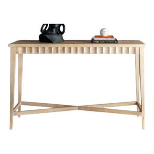 56.5"L x 15"D x 35"H Wooden Console Table from JL Showhouse