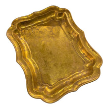 Load image into Gallery viewer, 20" x 15" Rectangular Gold Tray
