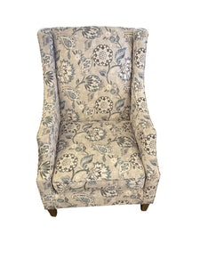28"W x41"H x 30.5"D Jofran Paisley Wing Back Chair