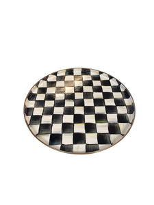 14.5" NEW MacKenzie Childs Courtly Check Tray