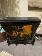 Load image into Gallery viewer, 61"L x 17"D x 30"H Oriental Drop Leaf Table Imperfect
