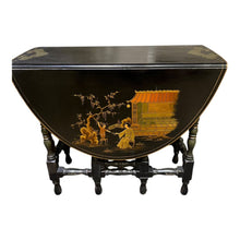 Load image into Gallery viewer, 61&quot;L x 17&quot;D x 30&quot;H Oriental Drop Leaf Table Imperfect
