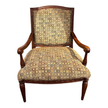 Load image into Gallery viewer, 39.5&quot;H x 29&quot;W x 26&quot;D Upholstered Square Print Arm Chair
