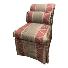 Load image into Gallery viewer, 32&quot;H x 22&quot;W x 29&quot;D Striped Slipper Chair w/ Pillow
