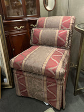 Load image into Gallery viewer, 32&quot;H x 22&quot;W x 29&quot;D Striped Slipper Chair w/ Pillow
