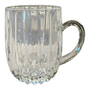 4.5" Mikasa Park Lane Crystal Mugs Set of 4