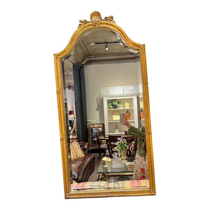 48.25" x 24" Ornate Gilt Mirror w/ Shell