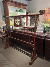 Load image into Gallery viewer, 81&quot;L x 65.5&quot;H x 20&quot;D Chinese Carved Robe Rack
