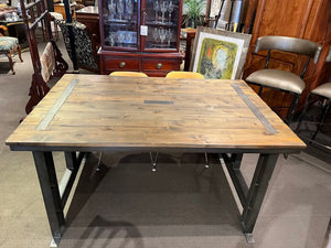 60"L x 40.25"D x 30"H World Market Galvin Cafeteria Table