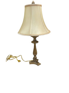 25" Gilt Table Lamp