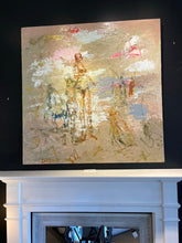Load image into Gallery viewer, 54&quot;Sq The Beach Abstract Painting by Peter Fowler signed 2008
