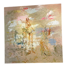 Load image into Gallery viewer, 54&quot;Sq The Beach Abstract Painting by Peter Fowler signed 2008
