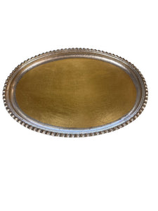 12.5" Oval Florentine Tray (Made in Italy)