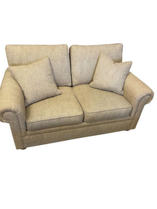 65" L x 32" H x 38" W ETHAN ALLEN Bennet Neutral Love Seat