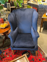 Load image into Gallery viewer, 44.5&quot;H x 26&quot;D x 29.5&quot;W Kittinger Williamsburg Mahogany Wing Chair
