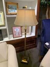 Load image into Gallery viewer, 58" Chapman Brass &amp; Marble Floor Lamp w/ Shade from Shades Unlimited
