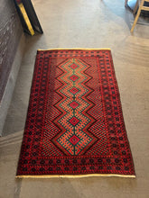 Load image into Gallery viewer, 3&#39;1&quot; x 4&#39;8&quot; Afghan Mushwani Wool Rug
