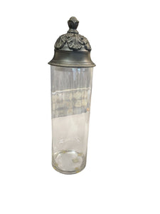 19" Acorn Glass Cylinder Canister