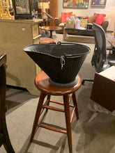 Load image into Gallery viewer, 10" Black Metal Fireplace Bucket
