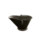 Load image into Gallery viewer, 10" Black Metal Fireplace Bucket
