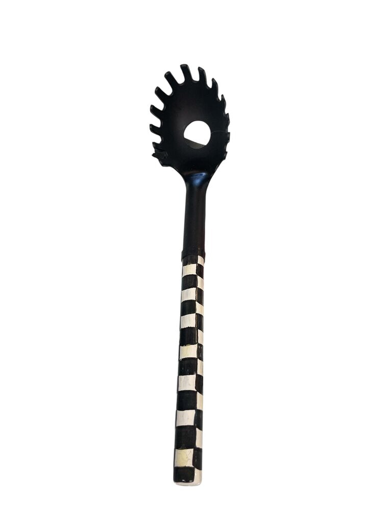 MacKenzie Childs Courtly Check Pasta Spoon