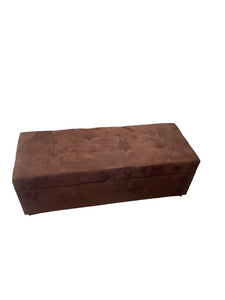 47" L x 18.5" D x 17" H Tufted Storage Bench