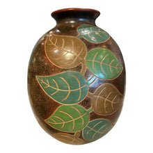 Load image into Gallery viewer, 11&quot; Vladimir Norori Leaf Ceramic Vase
