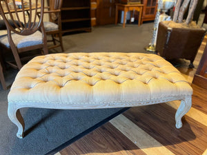 52"L x 28"D x 16"H Lucia Maison Tufted Ottoman Imperfect