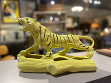 Load image into Gallery viewer, 13&quot; MCM Vintage Cermaic Tiger Planter
