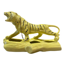 Load image into Gallery viewer, 13&quot; MCM Vintage Cermaic Tiger Planter
