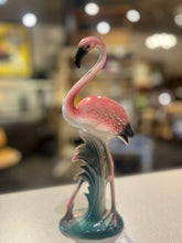 Load image into Gallery viewer, 10&quot; Vintage Ceramic Flamingo
