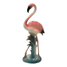 Load image into Gallery viewer, 10&quot; Vintage Ceramic Flamingo
