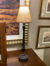 Load image into Gallery viewer, Pair of 21" Twisted Rope Look Buffet Lamps
