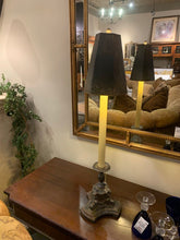 Load image into Gallery viewer, 32.5" Fine Arts Lamp Co. Pair of Italian Regency Style Candlestick Lamps

