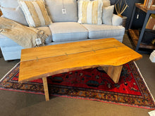 Load image into Gallery viewer, 52&quot;L x 26.5&quot;D x 17&quot;H Double Live Edge Coffee Table
