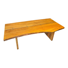 Load image into Gallery viewer, 52&quot;L x 26.5&quot;D x 17&quot;H Double Live Edge Coffee Table
