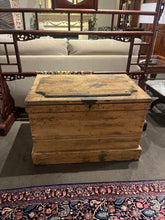 Load image into Gallery viewer, 37&quot;W x 25&quot;D x 25&quot;H Antique Knotted Pine Chest
