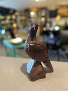 10" Vintage Hand Carved Hawk
