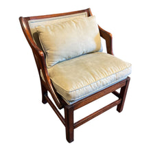 Load image into Gallery viewer, 25&quot;H x 19&quot;W x 19&quot;D Vintage Empire Style Armchair Petite As-Is
