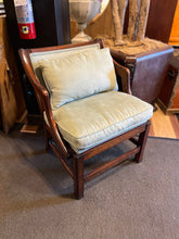 Load image into Gallery viewer, 25&quot;H x 19&quot;W x 19&quot;D Vintage Empire Style Armchair Petite As-Is

