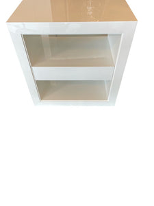 24" x 15" x 24" H Serena & Lilly White Night Stand ( 2 Available)